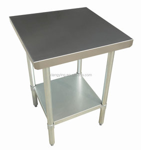 3 Tier Thiết Kế Tốt 304 Thiết Bị Nhà Bếp Thép Không Gỉ 600Mm Chiều Rộng Bàn Làm Việc Bàn Làm Việc Với Back Splash Wire Dưới Kệ - Product Image 3
