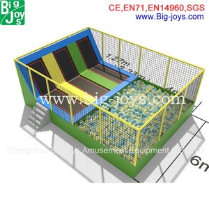 <span class=keywords><strong>Parc</strong></span> de trampoline intérieur de petite taille de haute qualité à vendre à bas prix - Product Image 4
