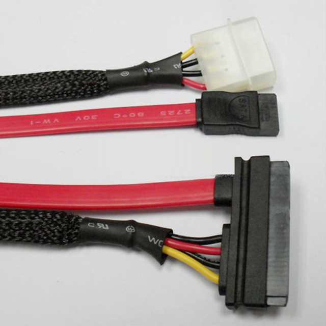 Computer SATA Cable SATA 15Pin + 7Pin Power Cable