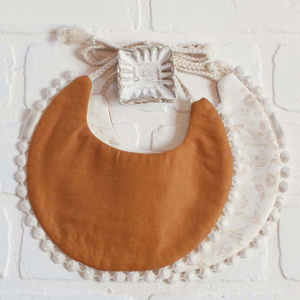 HappyFlute meilleur doux fantaisie blanc coton bébé <span class=keywords><strong>bandana</strong></span> <span class=keywords><strong>bave</strong></span> bavoirs ensemble - Product Image 3