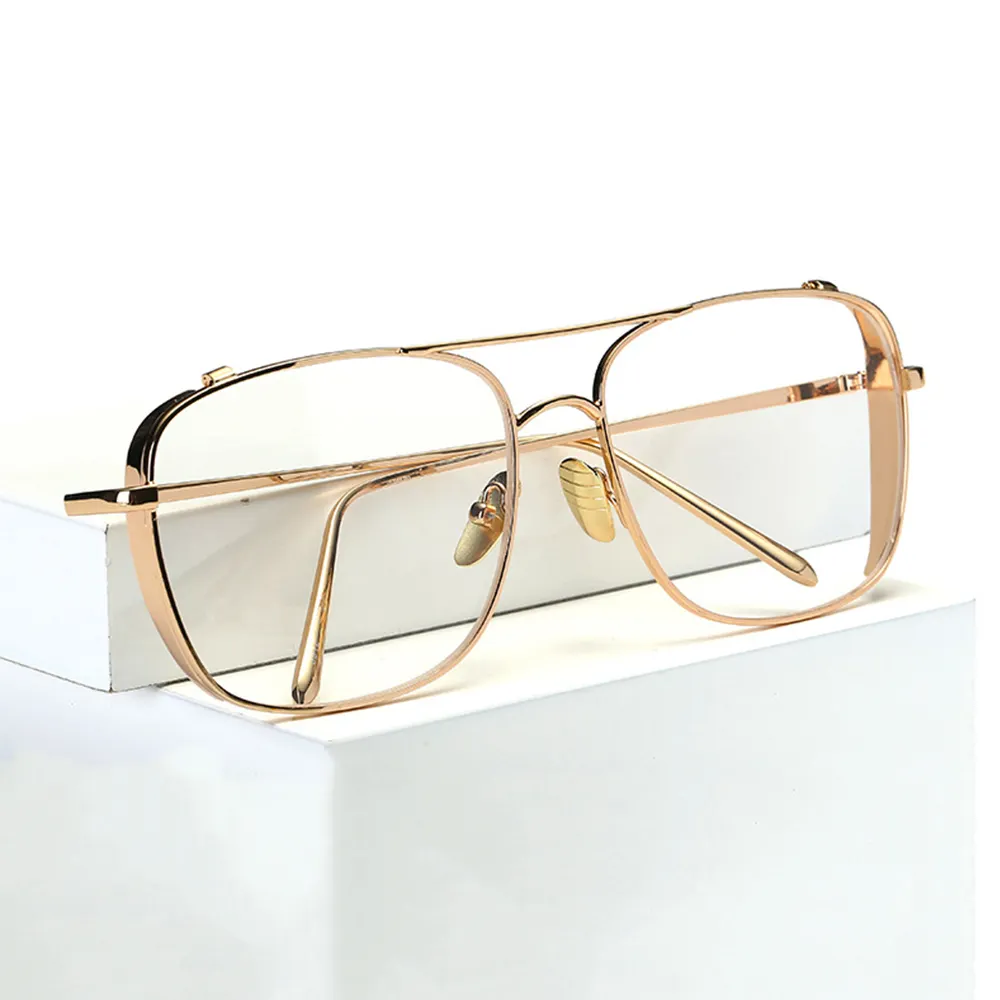 Sparloo 2126 Vintage stilvolle Doppelbrücke optische Brille Rahmen