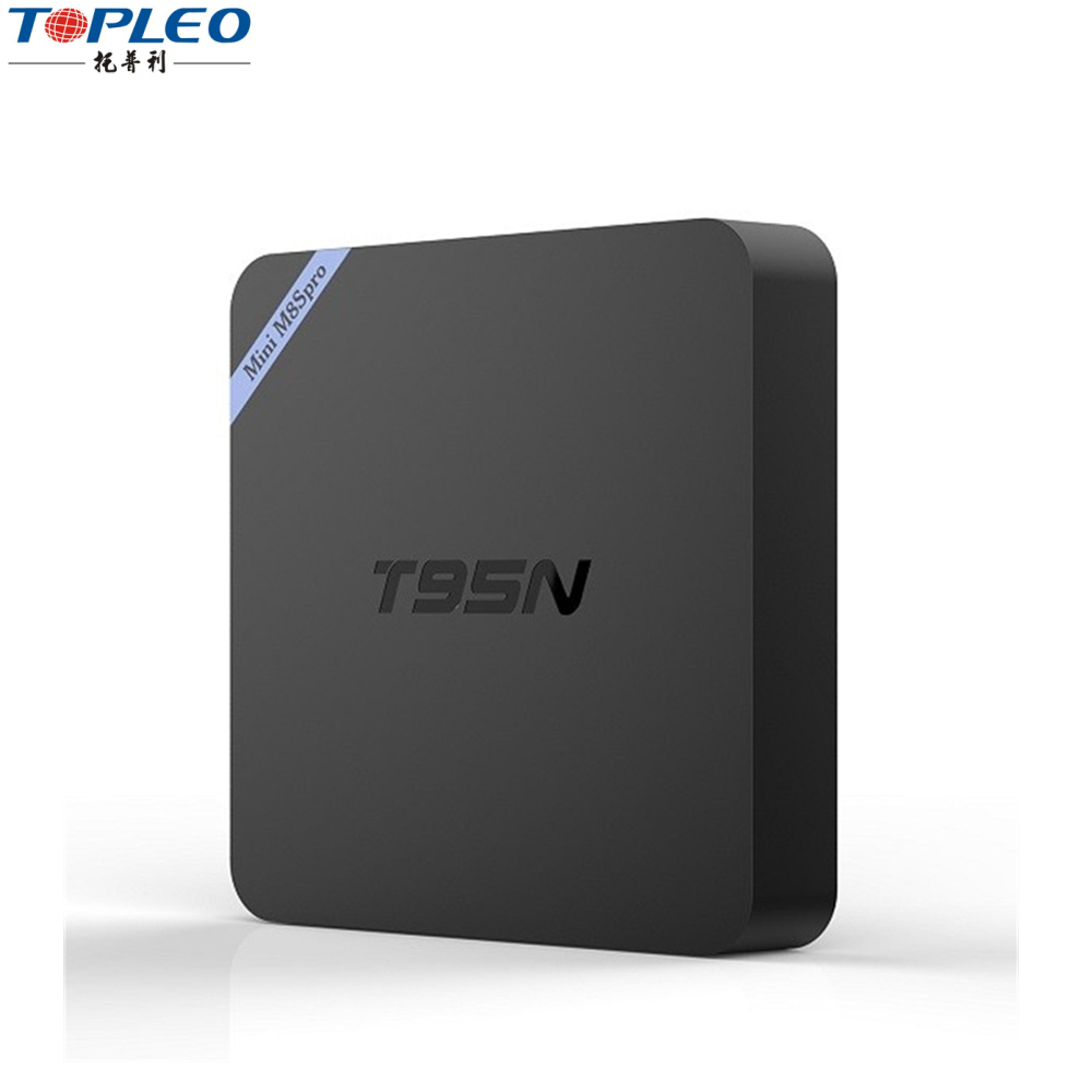 Android 5.1 T95N Mini M8s Pro 2 GB de RAM 8 GB SSD 4 K + 1080 P caja de la tv inteligente