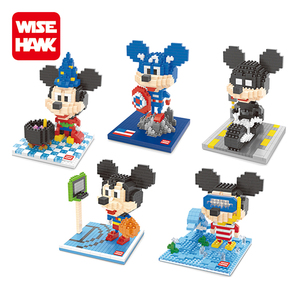 Gạch Kim Cương WiseHawk Lắp Ráp Hài Hước Mikey Hình Đồ Chơi Hoạt Hình Khối Xây Dựng Nhỏ - Product Image 1