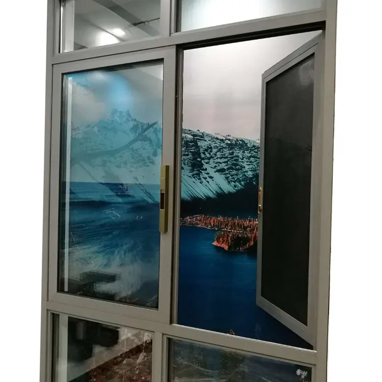 KSB窓 & ドア、開口部ダイヤモンドネット付きアルミ製スライディングウィンドウ