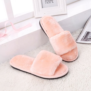 Pantofole Invernali Morbide e Comode <span class=keywords><strong>con</strong></span> Punta Aperta, Suola Morbida in Finta Pelliccia, Ciabatte in Cotone per <span class=keywords><strong>Uomo</strong></span> e Donna - Product Image 2