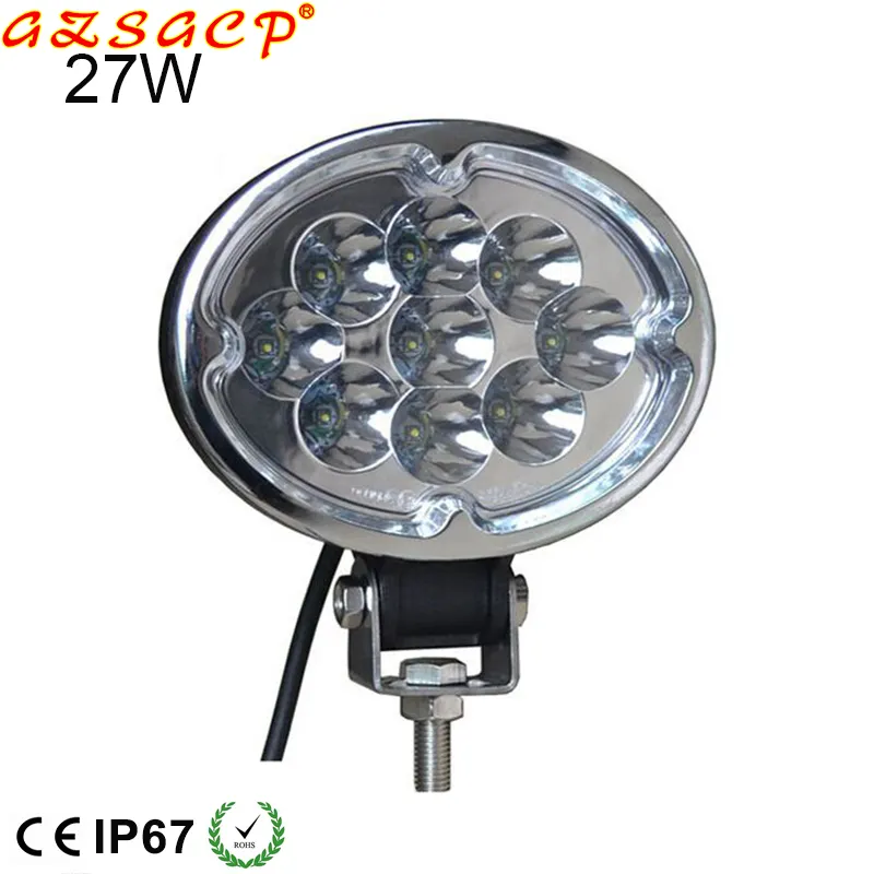 מפעל ישיר 24v offroad 5 אינץ 27w עבודת מנורת בהיר led