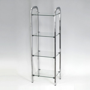 Hot Sale 4-Tier Small Glass <b>Bathroom</b> Organizer <b>Shelf</b> - Product Image 1