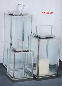 Photophore à suspendre en métal et en verre de dernière conception personnalisable faite à la main en gros - Product Image 2