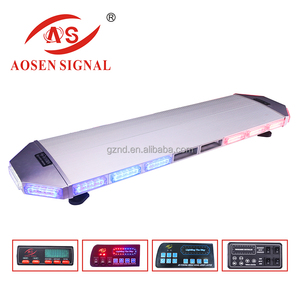 Lineal rojo <span class=keywords><strong>azul</strong></span> LED ámbar Barra de luces de advertencia/tamaño completo LED de advertencia STROBE Light car - Product Image 4