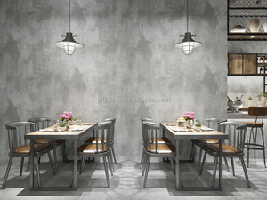 Papier peint <span class=keywords><strong>vinyle</strong></span> décoratif de style original robuste, imitation mur en <span class=keywords><strong>ciment</strong></span>, pour salon, dressing, restaurant - Product Image 4