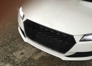 Pour 2016 <span class=keywords><strong>Audi</strong></span> <span class=keywords><strong>TT</strong></span> ABS Chromé TTRS <span class=keywords><strong>Calandre</strong></span> <span class=keywords><strong>RS</strong></span> Style Gril de Pare-chocs Avant - Product Image 2