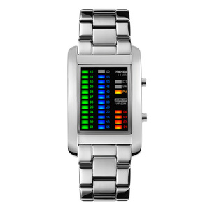 Reloj de Pulsera Skmei 1103 de Aleación de Zinc de Alta Calidad con Animación de Botas, Reloj LED para Hombre, Resistente al Agua - Product Image 2