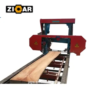 manual Portable Horizontal Band Sawmill JY1300 with electric motor
