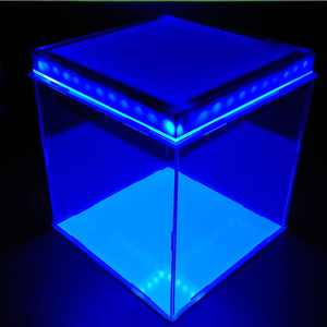 Counter Custom Acrylic Led Display Box Plexiglass Display Box with Led Lighting