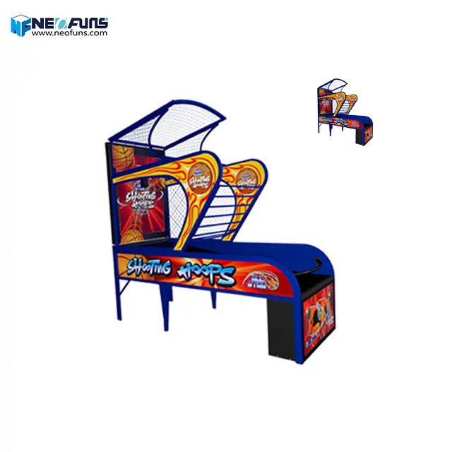 Neofuns interior Arcade Hoops de juego de baloncesto/calle baloncesto máquina de juego de Arcada