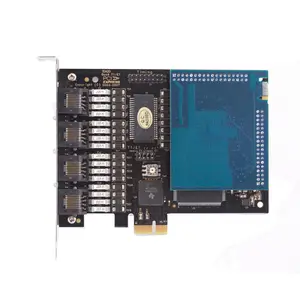 Qual 포트 E1 별표 카드 E1/T1/J1 PCI-E 카드 digium TE420B 4 E1/T1 포트, Elastix/별표/유사한 Sangoma A104DE,A104E,A104D