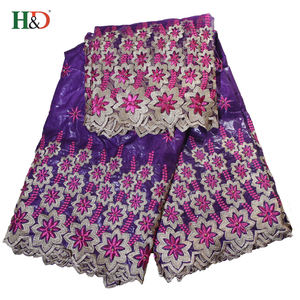 H & D mayor 5 + 2 rebordeó la tela textil Bazin riche getzner con mejor calidad - Product Image 3