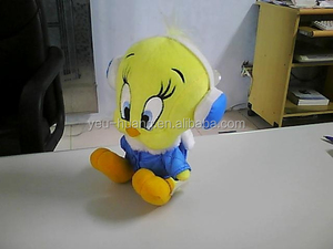 Custom OEM <strong>Tweety</strong> <strong>Plush</strong> <strong>Stuffed</strong> <strong>Animal</strong> <strong>Toy</strong> - Product Image 3