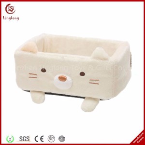 Phổ biến sang trọng gấu lưu trữ hộp phim hoạt hình gấu vải đồ chơi lưu trữ hộp phim hoạt hình động vật lưu trữ hộp - Product Image 3