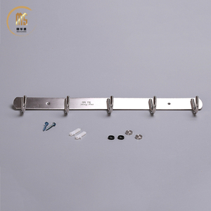 Modern Durable <strong>Chrome</strong> Plating <strong>Door</strong> <strong>Hook</strong> , 5 Rack Stainless Steel Wall Coat <strong>Hook</strong> - Product Image 2