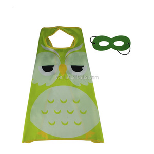 गुबरैला पशु मधुमक्खी केप सेट/हेलोवीन पार्टी कॉस्टयूम capes के लिए बच्चे/उल्लू आकार सुपरहीरो capes - Product Image 4