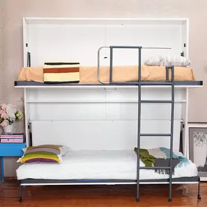 Murphy cama de parede dobrável, design de coelho para crianças cama escondida