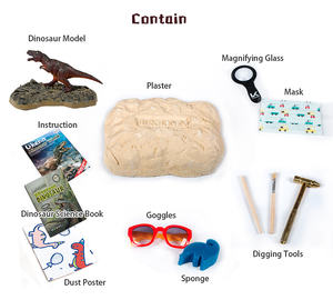 Confezione regalo archeologica 3 <span class=keywords><strong>tipi</strong></span> di <span class=keywords><strong>dinosauri</strong></span> scavo scavo <span class=keywords><strong>dinosauri</strong></span> archeologia pasquale scienza Stem giocattoli - Product Image 2
