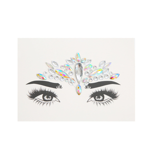 Bijou de tatouage temporaire, maquillage des yeux, en cristal, personnalisé, bijoux pour le visage, autocollant d'art du visage, Festival - Product Image 3