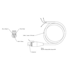 Dây Nịt Dây 3 Chấu/Chiều Với Đầu Nối Packard Cho Cáp Cảm Biến Áp Suất - Product Image 4