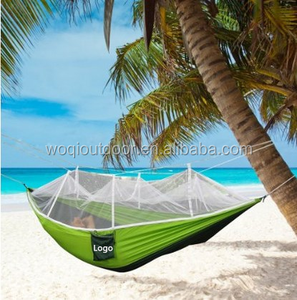 De gama alta 2 persona acampar al aire libre hamaca de tela de paracaídas mosquiteros - Product Image 1