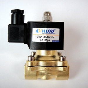 BSPT BSP NPT In Ottone Materiale 2W160-15 di Tenuta Mezzo Pollice 12V Valvola A Solenoide - Product Image 2