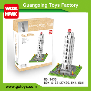 Wise Hawk - Juego de Construcción de Bloques de Plástico, Arquitectura, Bloques Deslizantes, Rompecabezas - Product Image 4