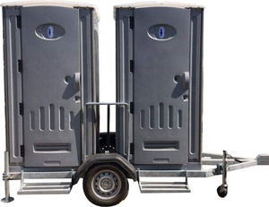 good quality portable seated western toilet made by TOPPLA flush system toilet