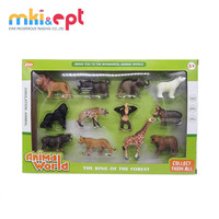 Lot de 12 figurines d'animaux, ensemble de jouets réalistes, animaux sauvages, nouveauté