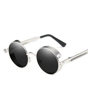Gafas de sol redondas personalizadas para hombre y mujer, lentes de sol polarizadas Vintage a la moda, personalizadas - Product Image 5