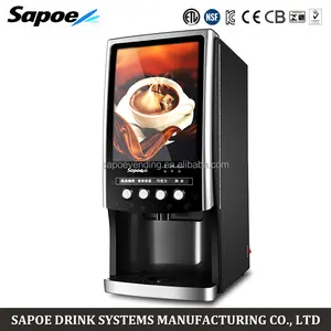 Sapoe chaude vente cappuccino instantané entièrement automatique machine à café