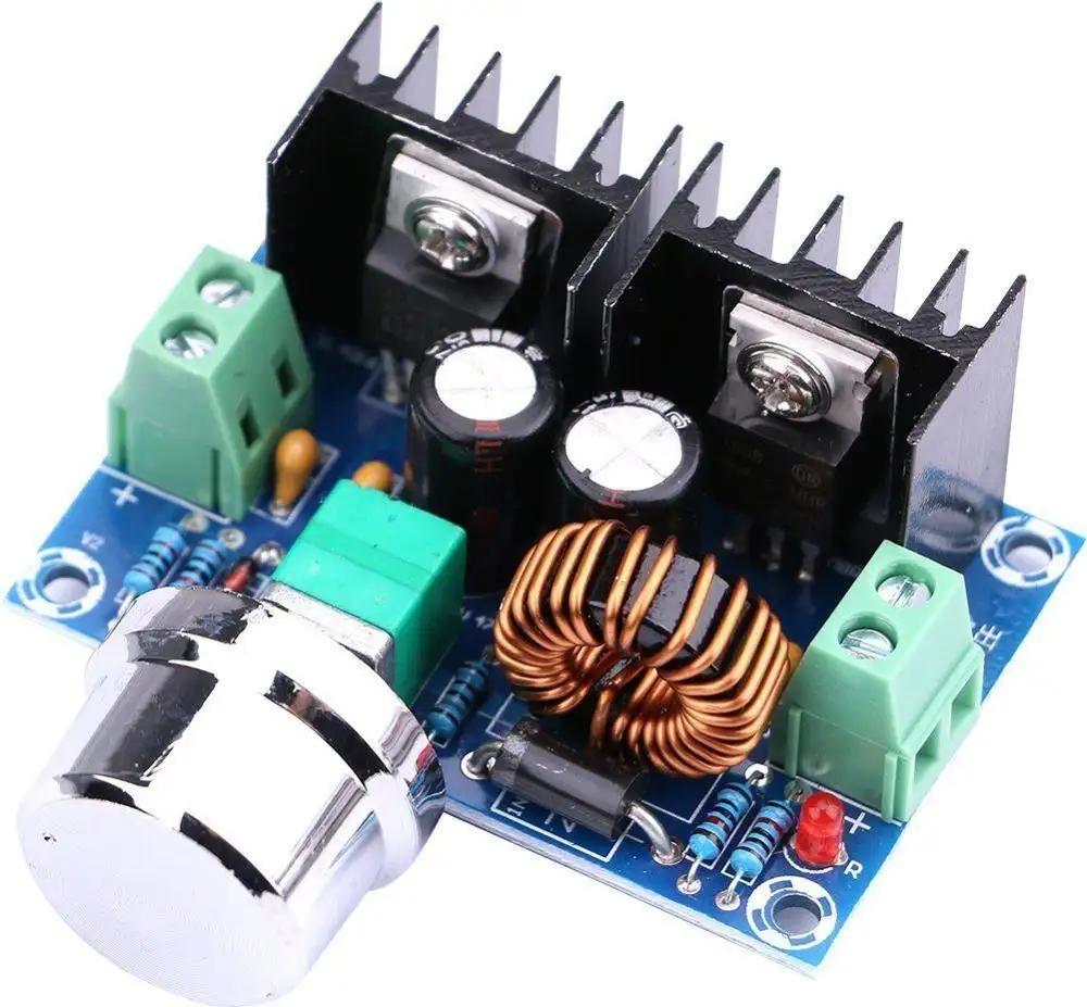 Regulador de tensão, módulo de XH-M401 DC-DC de alta potência regulador de tensão dc 8a banda