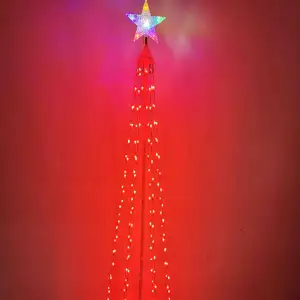 RGB Đa Chức Năng Thay Đổi Màu Sắc LED Xoắn Ốc Cây Giáng Sinh Ánh Sáng Hình Nón Hình Dạng Motif Cây Giáng Sinh Ánh Sáng