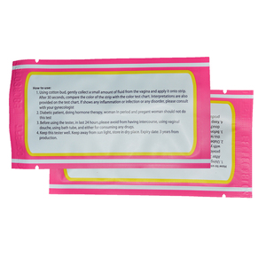 Bandelettes de test de <span class=keywords><strong>pH</strong></span> pour l'auto-test de la santé vaginale des femmes, testent les niveaux de <span class=keywords><strong>pH</strong></span> corporel pour les niveaux alcalins et acides utilisant l'urine - Product Image 2
