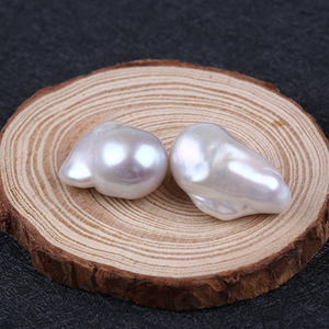 <span class=keywords><strong>Perles</strong></span> en vrac de <span class=keywords><strong>perles</strong></span> d'eau douce de forme baroque de grande couleur blanche de 20*30mm - Product Image 4