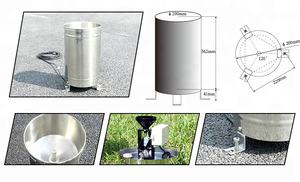Veinasa-yl độ chính xác cao xô tới hạn mưa đo ngoài trời Trạm thời tiết mưa đo - Product Image 5