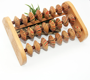 2019 Nuevo estilo Masajeador de rodillo de pie de madera Producto de masaje para el cuidado de la salud - Product Image 1