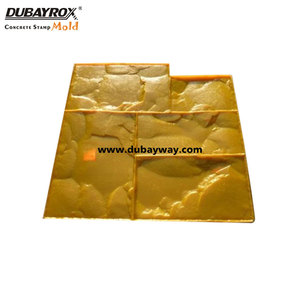 Ashlar Concrete Stamp Set Ashlar Slate Texture Imprint Stamp Mats MAS6060 stampo timbro di cemento <span class=keywords><strong>per</strong></span> la decorazione del giardino - Product Image 4