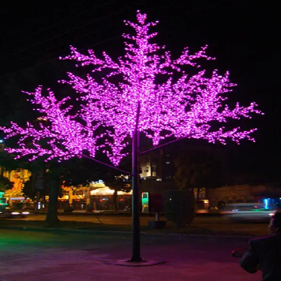 Artificial Outdoor Decoration Simulation LED Tree Projection Light