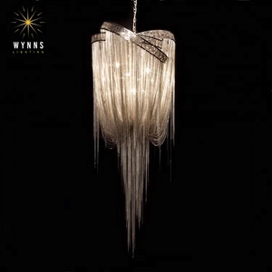 <span class=keywords><strong>Atlantis</strong></span> High-End lampadario LED ciondolo DALI sospensione lampada a sospensione a soffitto di Design di lusso ristorante Hotel Bar ODM - Product Image 1