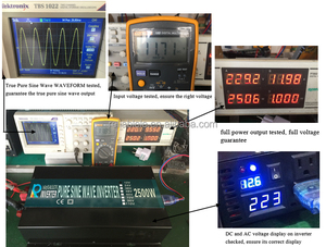 Offre Spéciale Noir 12v à 230v pleine Puissance 2500w Puissance de crête 5000w pur Puissance D'onde Sinusoïdale Onduleur Solaire Onduleur - Product Image 4