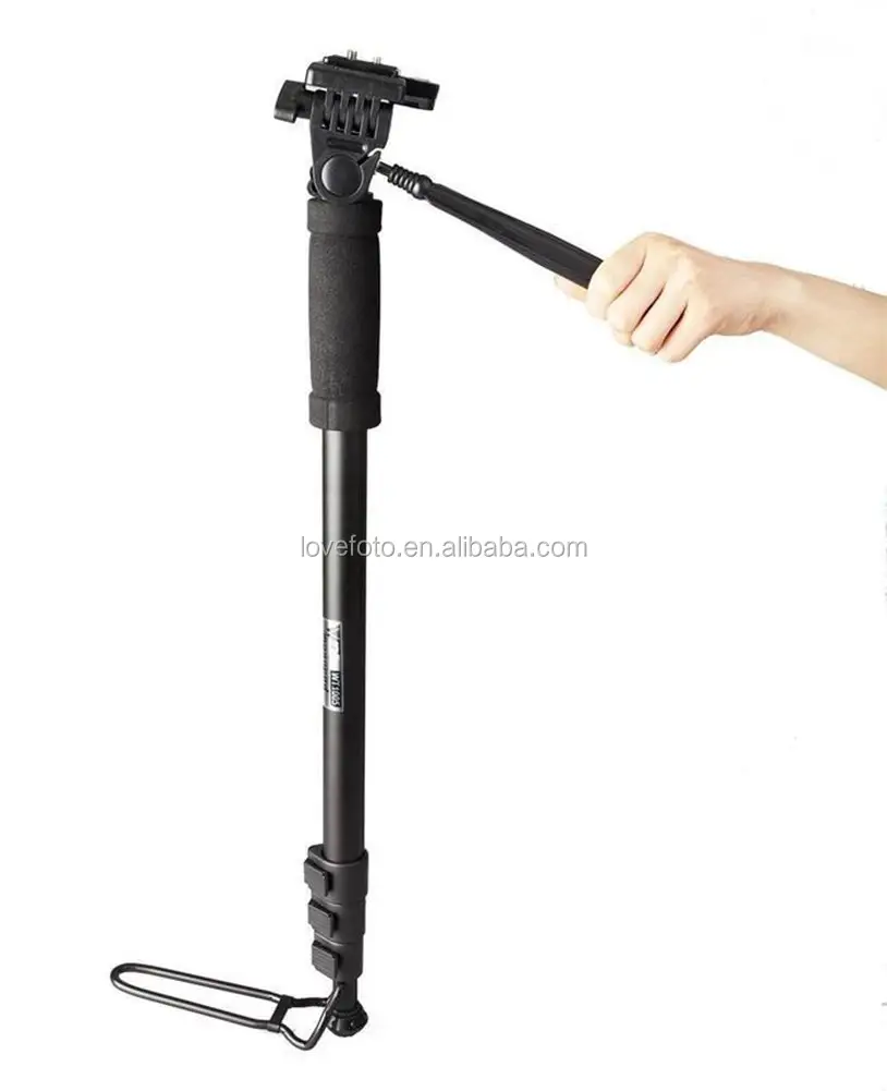 DSLR camera walking stick handheld tripod monopod quick lock tripod