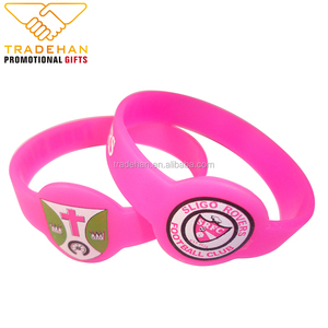 Laser der QR-Code Silikon Armband benutzer definierte Logo bedruckte Armbänder Laser QR-Code Silikon Armband - Product Image 3