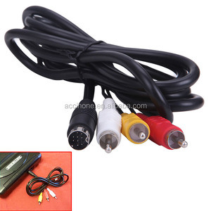 Cables de cable AV de audio y video para el sistema SEGA Genesis <span class=keywords><strong>2</strong></span> 3 y <span class=keywords><strong>Mega</strong></span> <span class=keywords><strong>Drive</strong></span> <span class=keywords><strong>2</strong></span> y 3 A/V Cord - Product Image 2