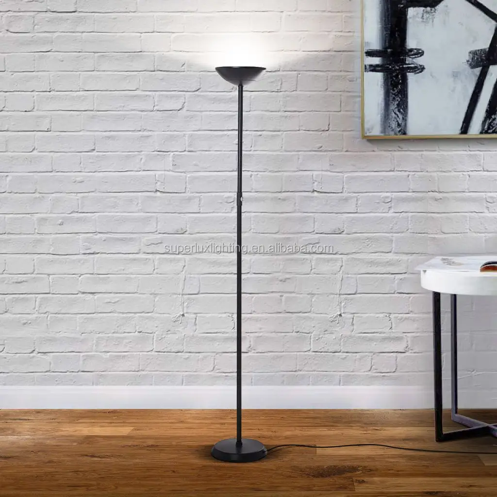 dimmable uplight LED torchiere floor lamps for home decor